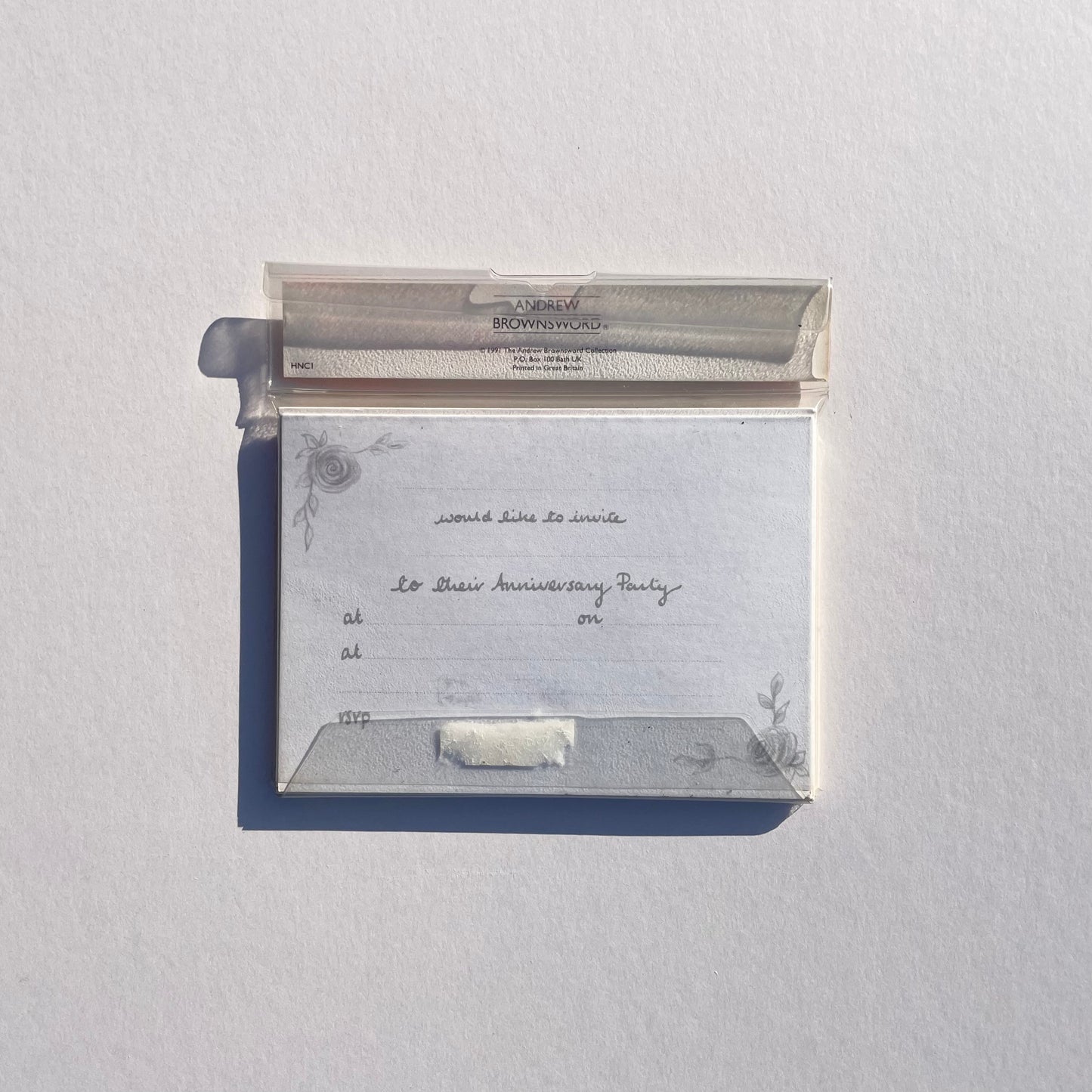 'Between Friends' Anniversary Invite Cards