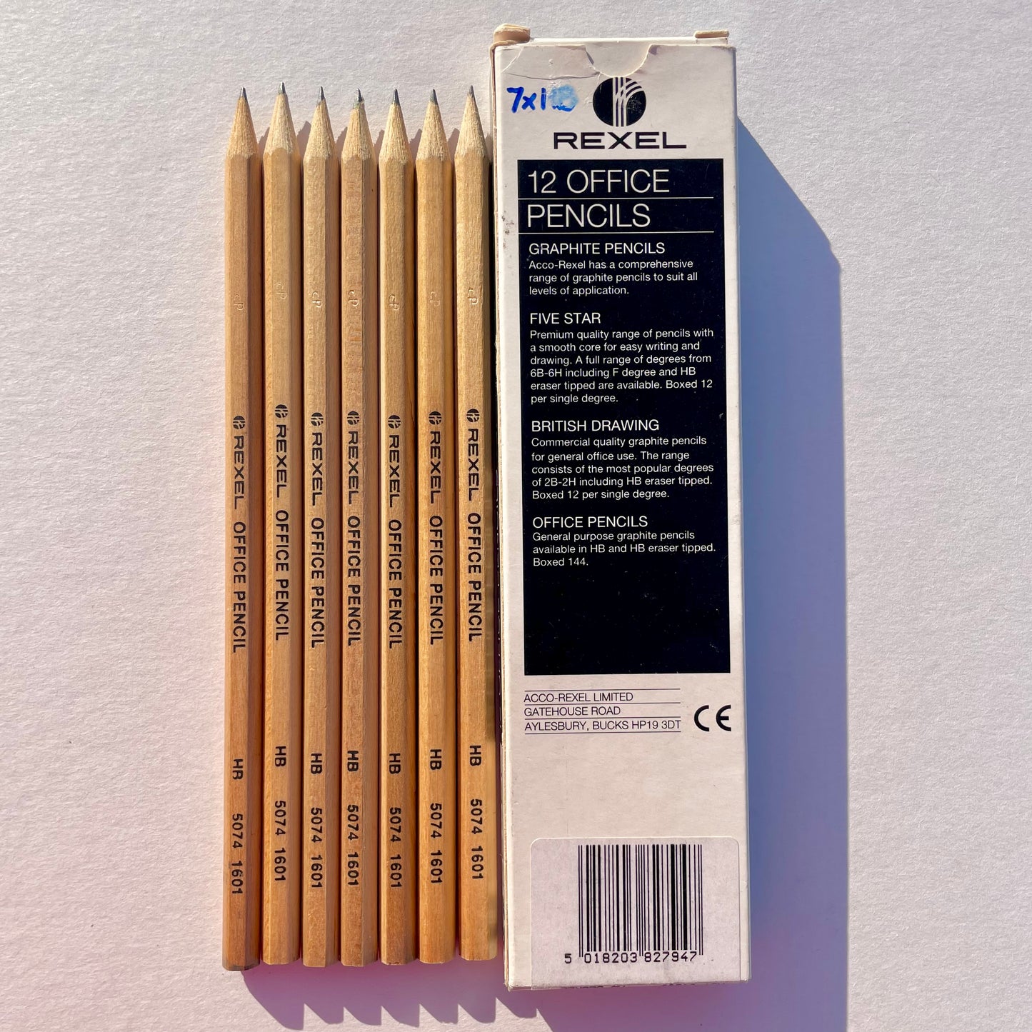 HB Rexel Office Pencils (Set of 7)