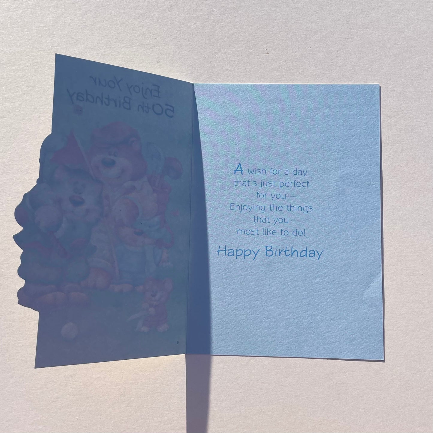 'Enjoy Your 50th Birthday' Card