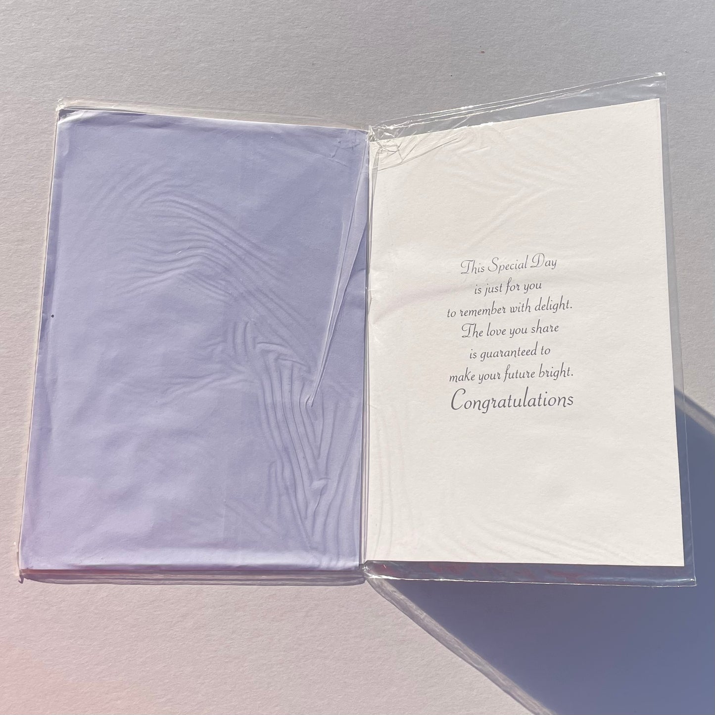 'For Your Engagement' Card